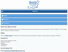 Tablet Screenshot of beechhouse.co.uk